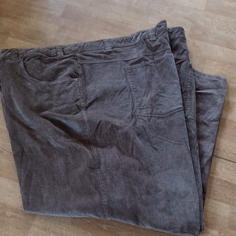 Liberty blues men's pants size 62x30 corduroy brown